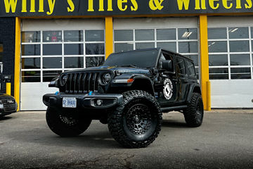 2019 Jeep Wrangler - Black Rhino BARRAGE - Black Wheel Pros